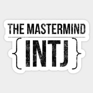 INTJ The Mastermind Sticker